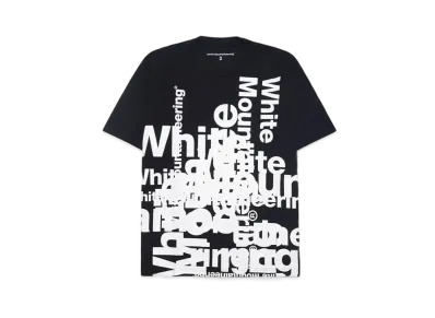 White Mountaineering OVERLAP LOGO T-SHIRT "BLACK"