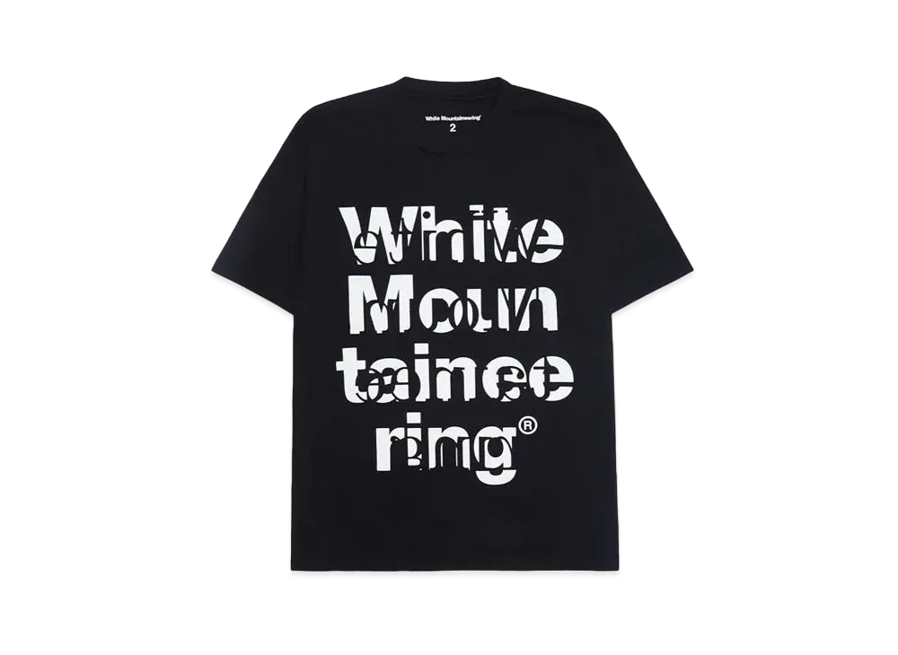 White Mountaineering DOUBLE LOGO T-SHIRT "BLACK"