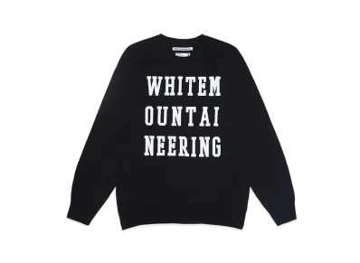 White Mountaineering LOGO SWEAT SHIRT "BLACK"