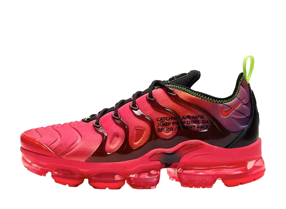 Nike Air Vapormax Plus "Black/Lacer Crimson/Volt"