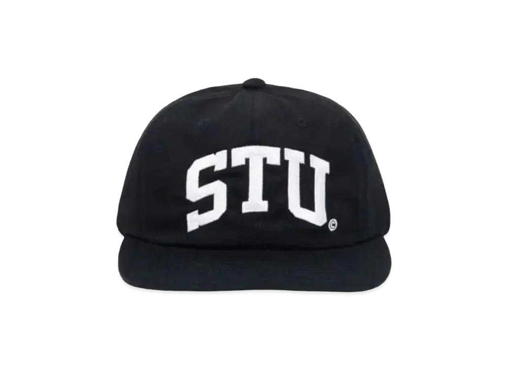 Stussy Mid-Depth Stu Arch Strapback (Cap)"Black"