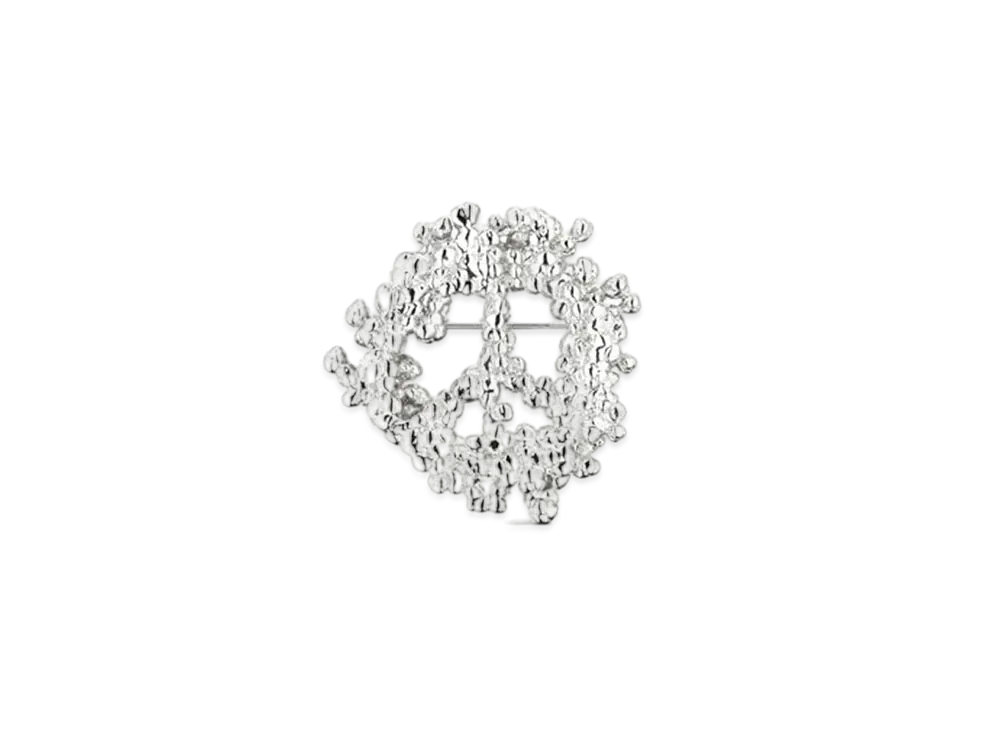 Dior Tears Brooch (Brass) "Silver"
