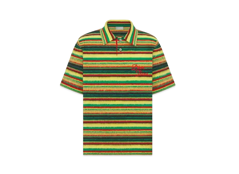 Dior Tears Polo Shirt "Yellow/Green "