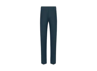 Dior Tears Wide-Leg Pants Cotton Twill "Navy Blue"