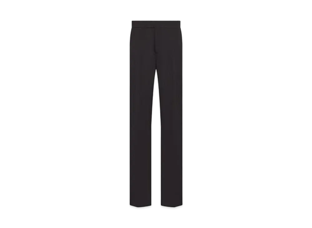 Dior Tears Pants Virgin Wool Faille "Black"