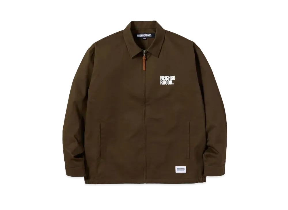 ネイバーフッド ジップ ワーク ジャケット "オリーブ ドラブ"