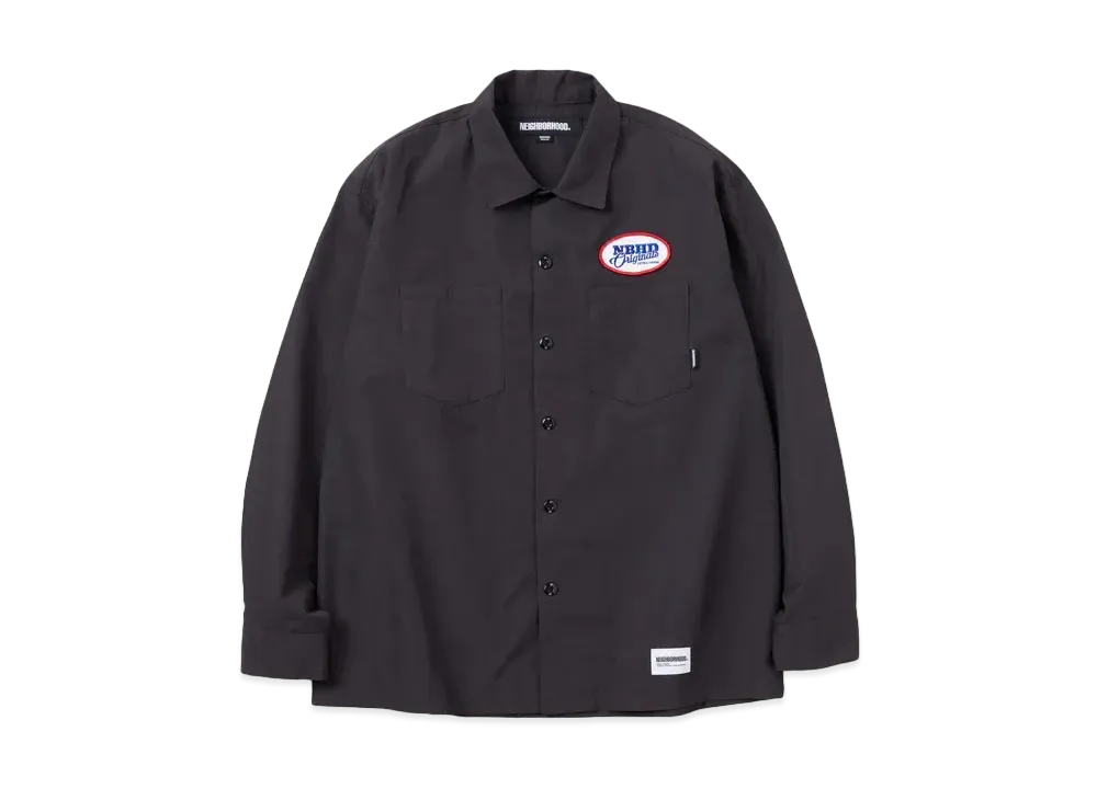 NEIGHBORHOOD Classic Work Shirt LS "Charcoal"