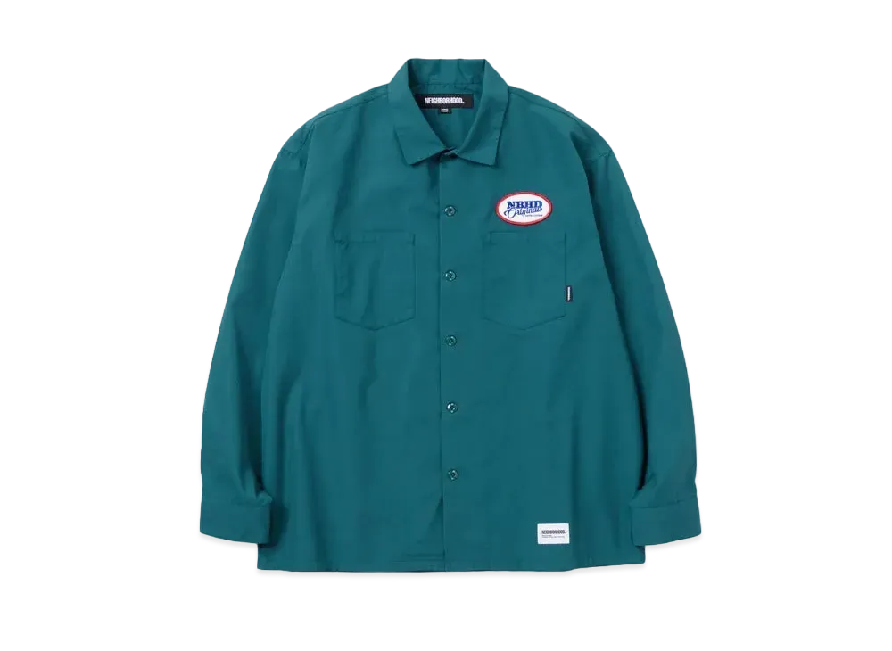 NEIGHBORHOOD Classic Work Shirt LS "Green"