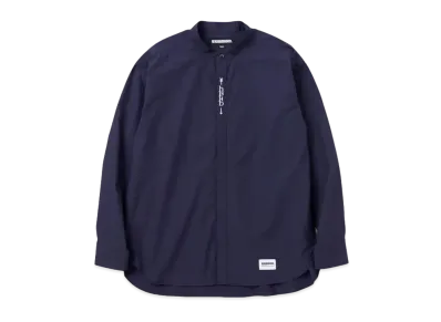 NEIGHBORHOOD Bandcollar Shirt LS "Navy"