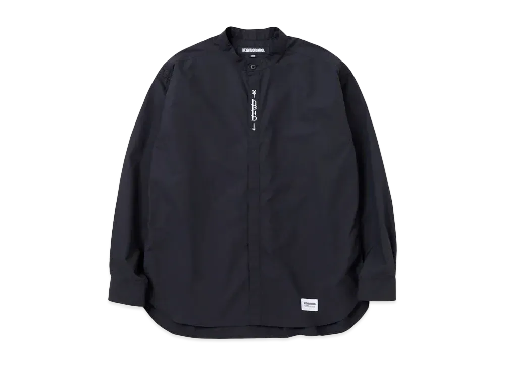 NEIGHBORHOOD Bandcollar Shirt LS "Black"