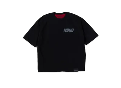 NEIGHBORHOOD Reversible Crewneck SS "Black/Burgundy"