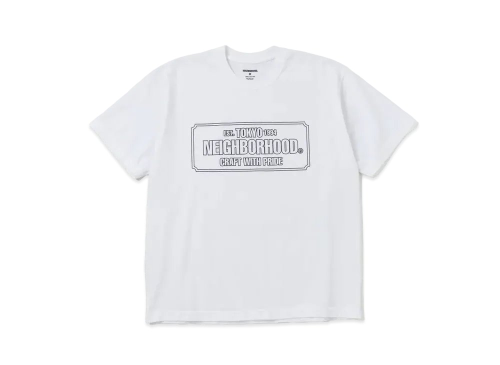 NEIGHBORHOOD NH . Tee SS-1 "White"
