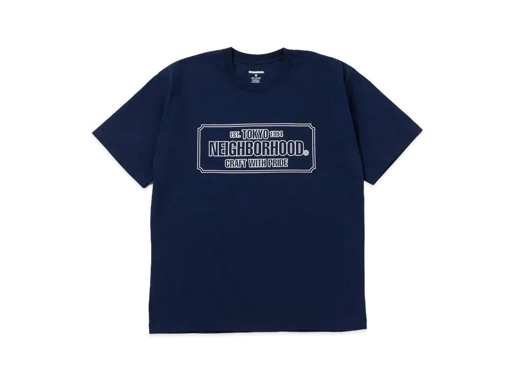 NEIGHBORHOOD NH . Tee SS-1 "Navy"