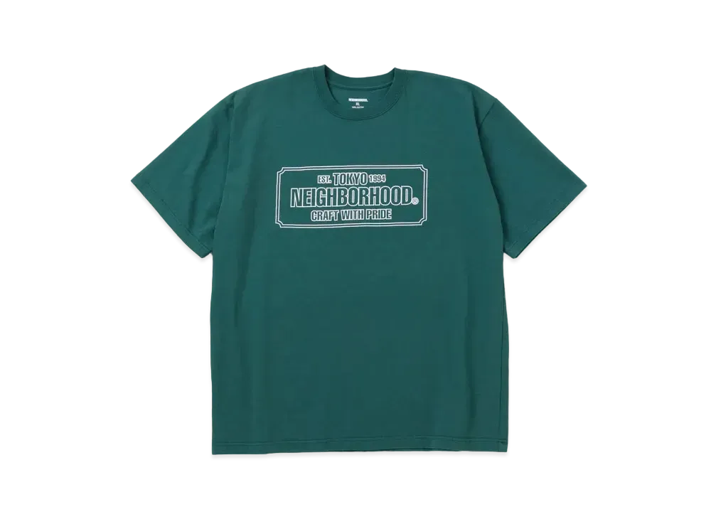 NEIGHBORHOOD NH . Tee SS-1 "Green"