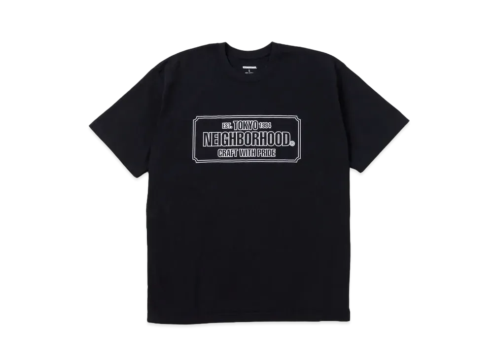 NEIGHBORHOOD NH . Tee SS-1 "Black"