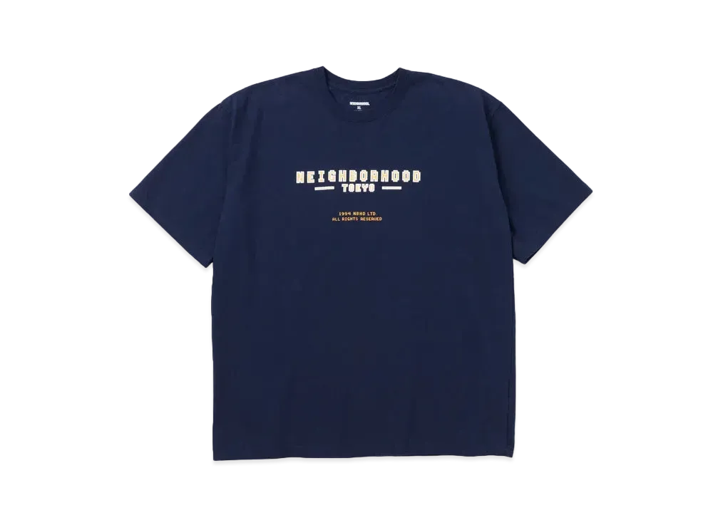 NEIGHBORHOOD NH . Tee SS-11 "Navy"