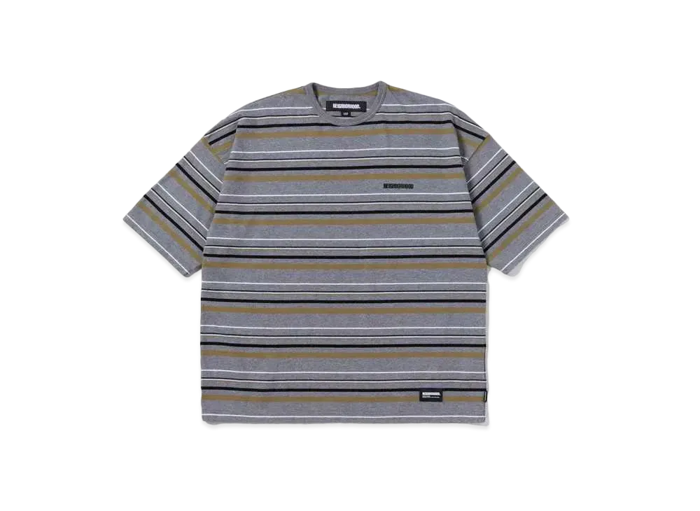 NEIGHBORHOOD Border Crewneck SS "Gray"