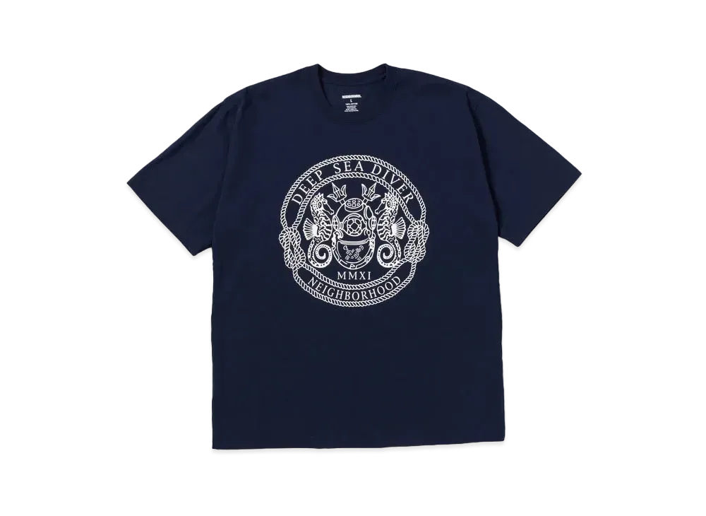 NEIGHBORHOOD NH . Tee SS-16 "Navy"