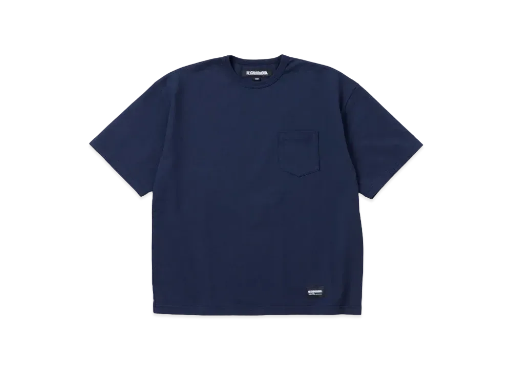NEIGHBORHOOD Classic-P Crewneck SS "Navy" 232FPNH-CSM10