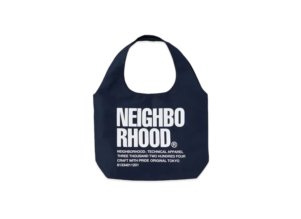 NEIGHBORHOOD ID Tote Bag-M "Navy"