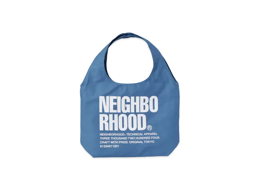 NEIGHBORHOOD ID Tote Bag-M "Blue"