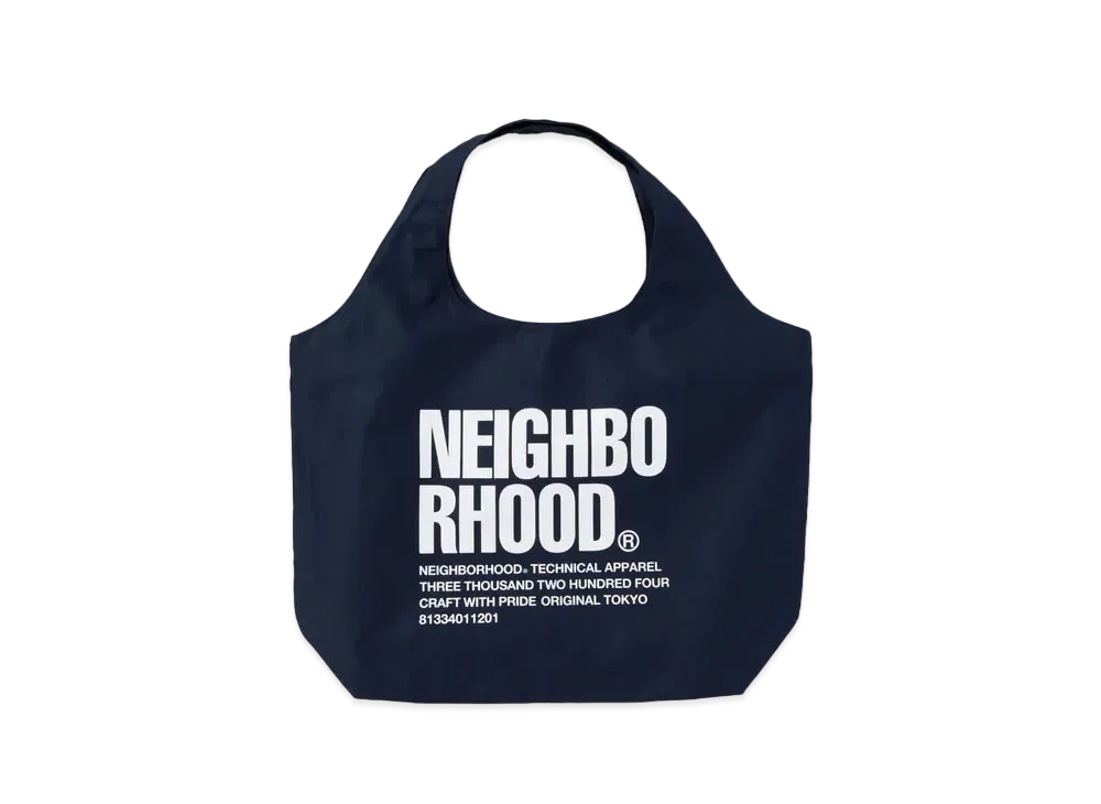 NEIGHBORHOOD ID Tote Bag-L "Navy"