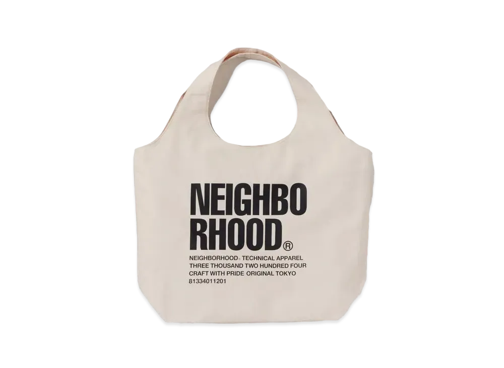 NEIGHBORHOOD ID Tote Bag-L "Natural"