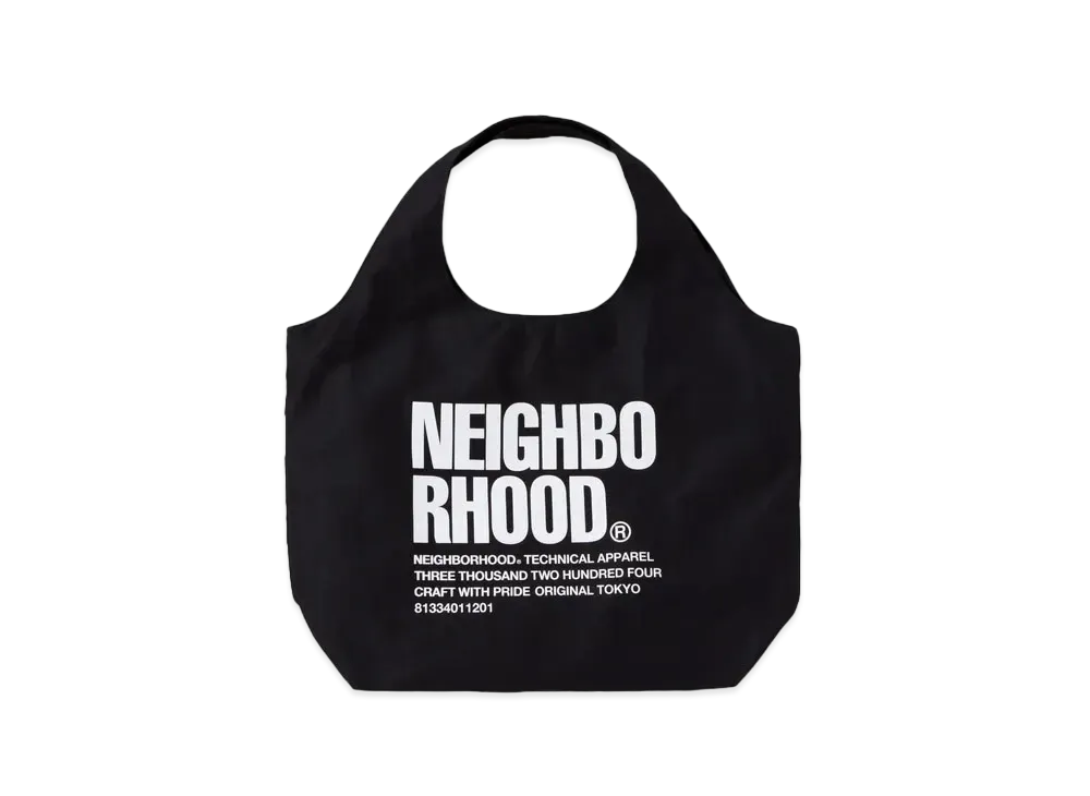NEIGHBORHOOD ID Tote Bag-L "Black"