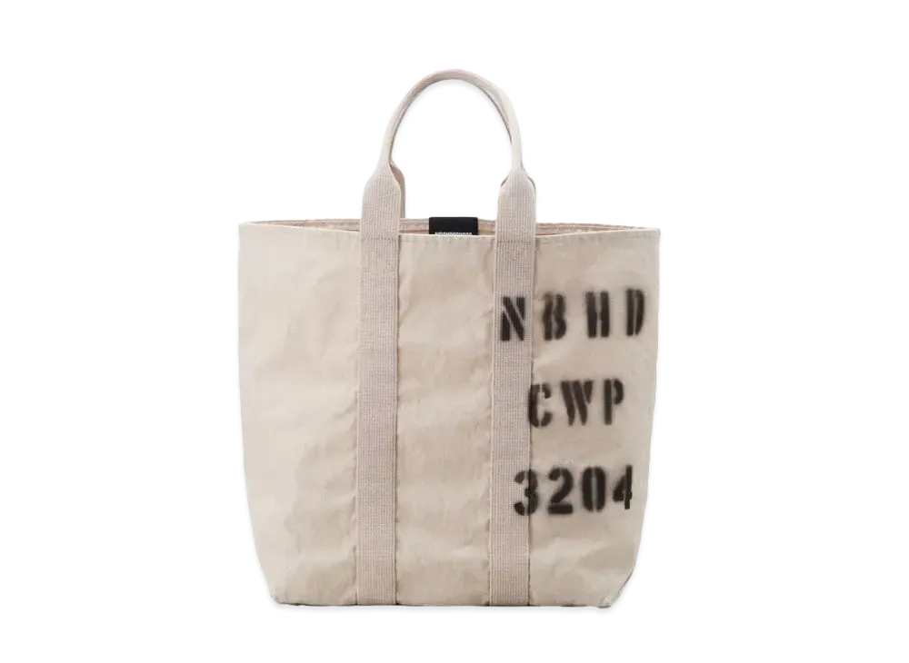 NEIGHBORHOOD Canvas Tote Bag "Beige"