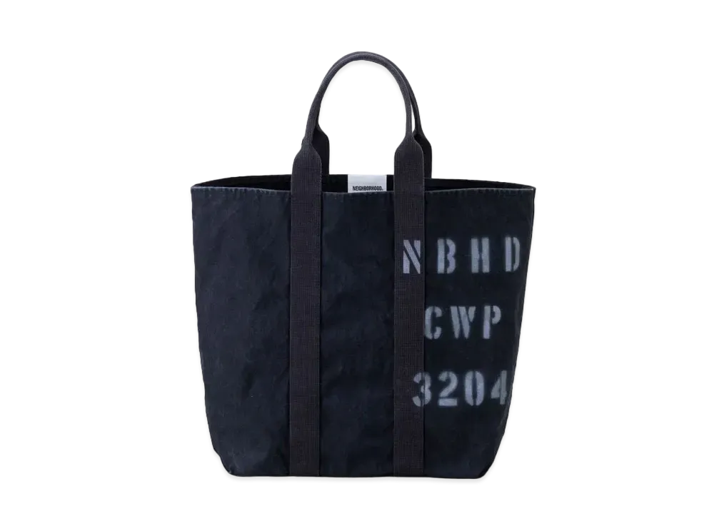 NEIGHBORHOOD Canvas Tote Bag "Black"