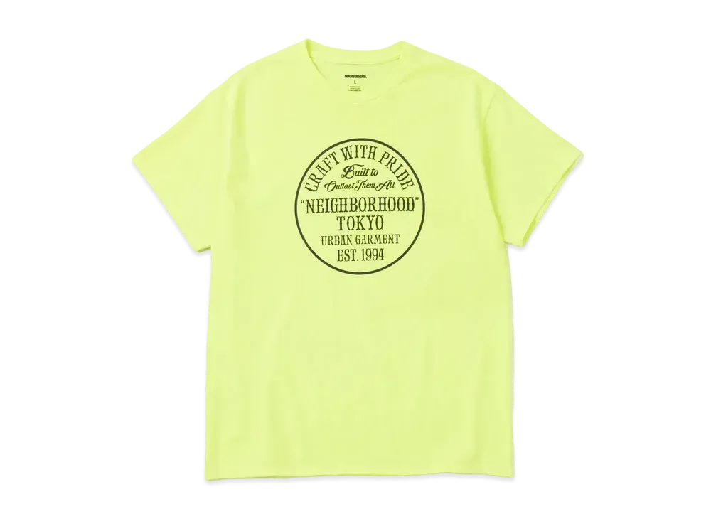 NEIGHBORHOOD NH 231 Spot . Tee SS-14 "Neon Yellow"
