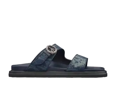 Dior Tears Dior Aqua Sandal Dior Oblique and Peace Sign (Denim) "Blue"