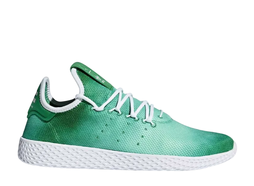 ファレル・ウィリアムス × アディダス オリジナルス テニスフー "ブライトグリーン/フットウェアホワイト"