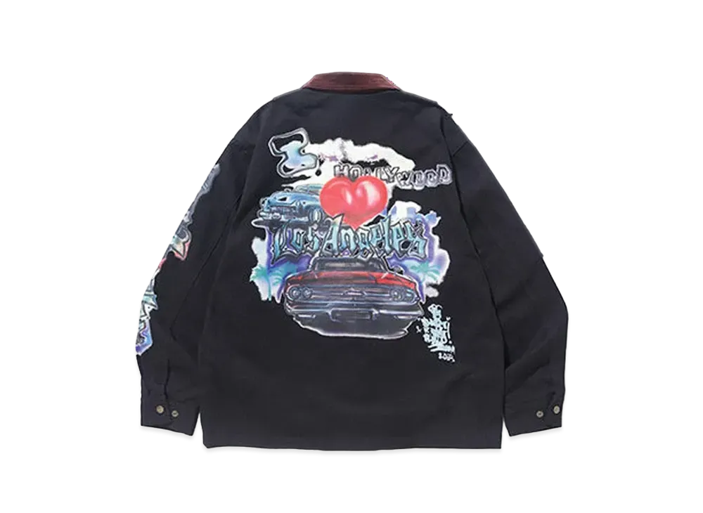 XLARGE x SHIRT KING PHADE Work Jacket "Black"