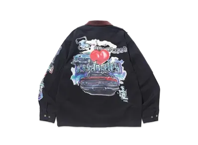 XLARGE x SHIRT KING PHADE Work Jacket "Black"