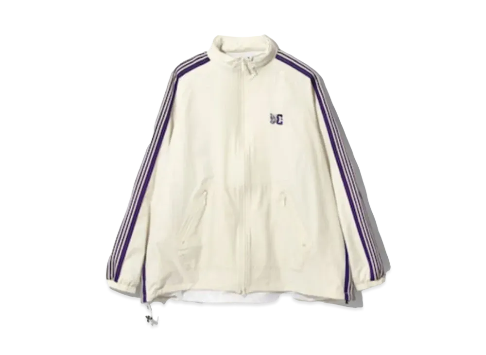 needles×DC SHOES ジョグジャケット トラックパンツ アイボリー Needles×DC SHOES『Jog Jacket-Poly Ripstop』(Ivory) – Reggieshop