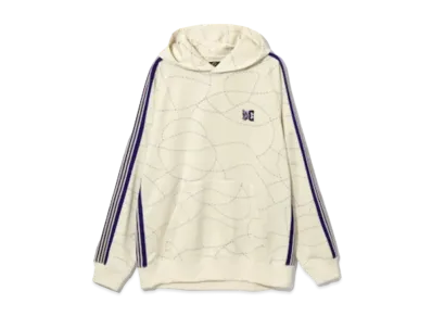 Needles x DC SHOES Track Hoody - Poly Smooth / Printed "Ivory"