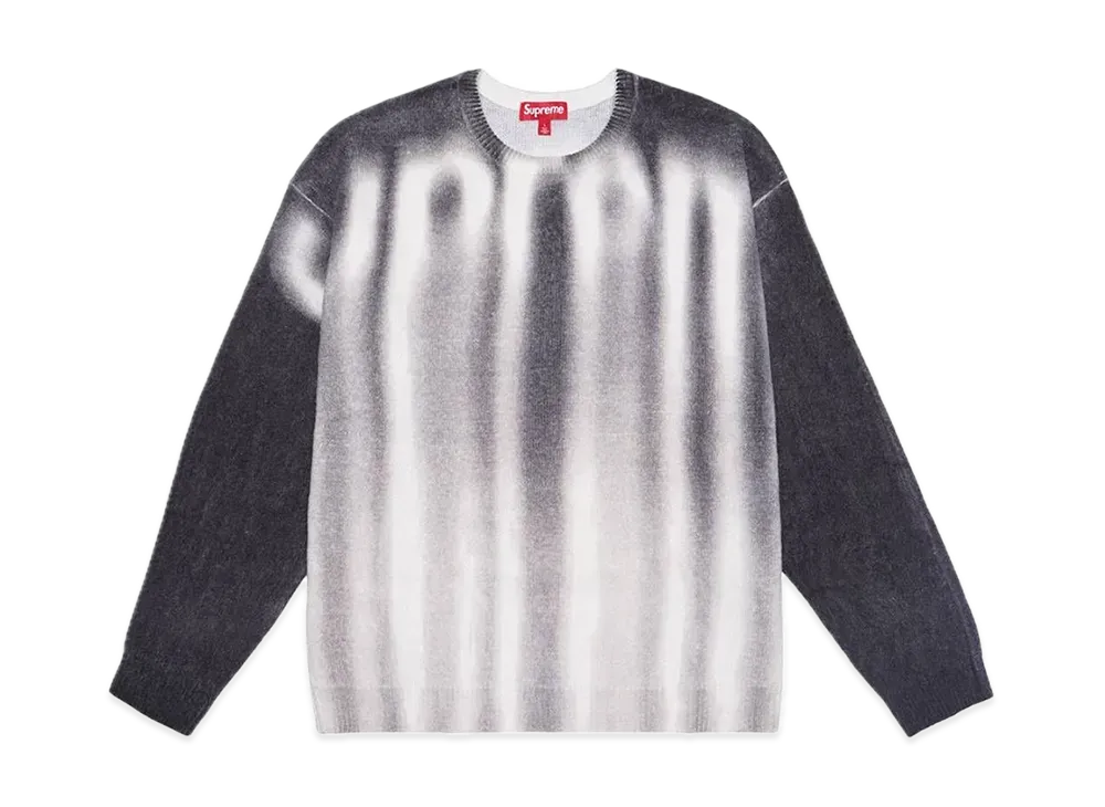 Supreme Blurred Logo Sweater "Black"