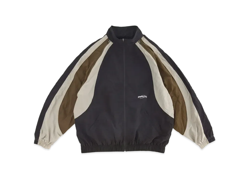 P.A.M. TRACKTION ZIP THRU TRACK JACKET "BLACK"