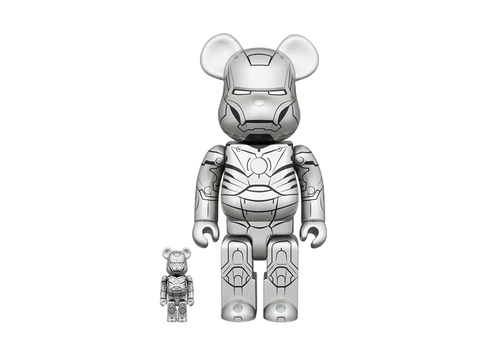 Bearbrick Iron Man Mark II 100% & 400%
