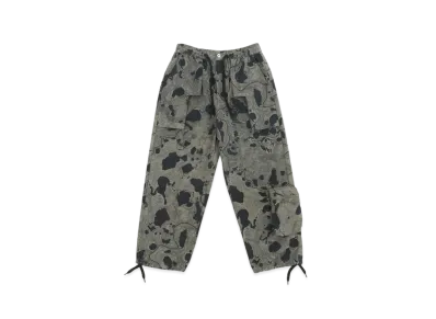 P.A.M. GEO MAPPING PRINTED RETURN PANT "POND"