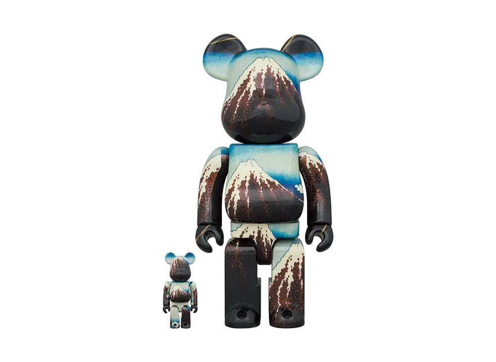 Bearbrick Katsusikahokusai Fugakusanjurokkei Sankahakuu 100% & 400%