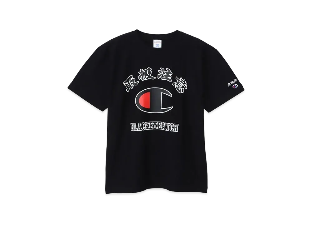 Blackeyepatch x Champion Reverse Weave Short Sleevet T-Shirt "Black"