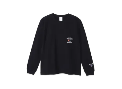 Blackeyepatch x Champion Reverse Weave Long Sleeve T-Shirts "Black"