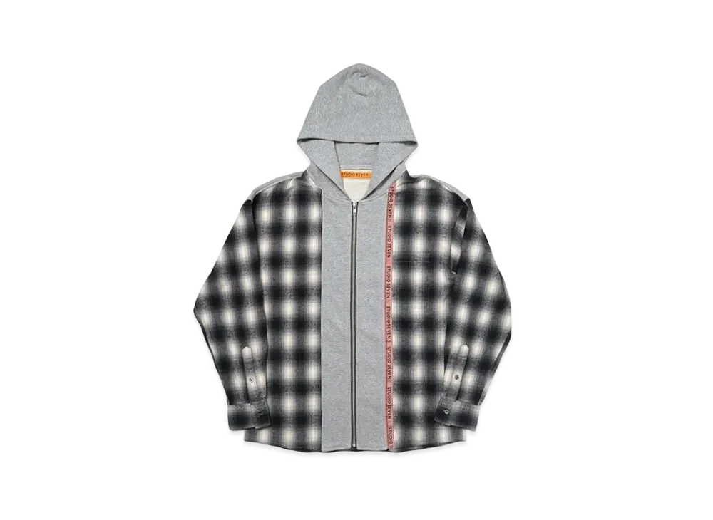 STUDIO SEVEN Shirt Docking Hoodie "GREY"