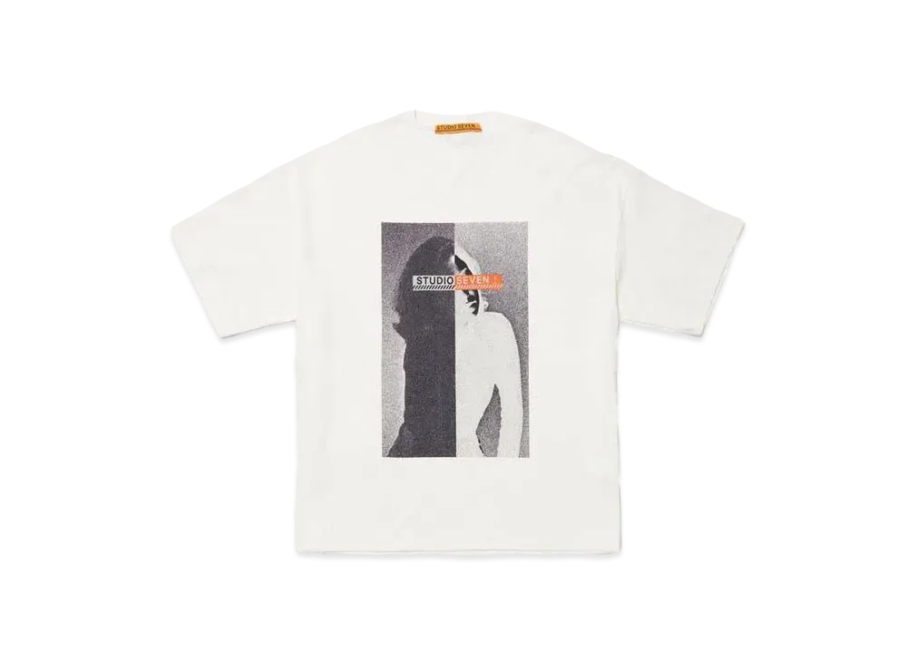 STUDIO SEVEN Big Photo SS Tee "WHITE"