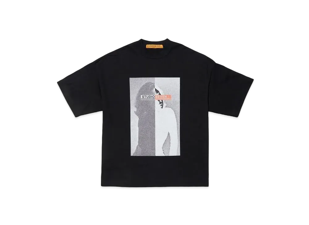 STUDIO SEVEN Big Photo SS Tee "BLACK"