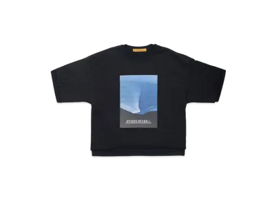 STUDIO SEVEN Big Layered SS Tee "BLACK"