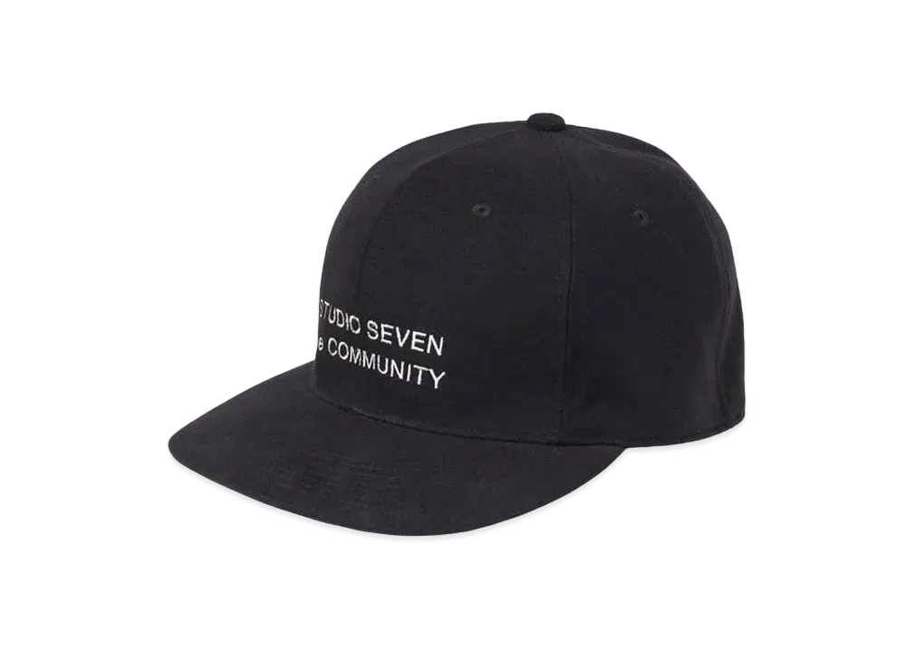 STUDIO SEVEN Flannel 6P Cap "BLACK"