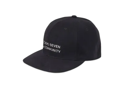 STUDIO SEVEN Flannel 6P Cap "BLACK"